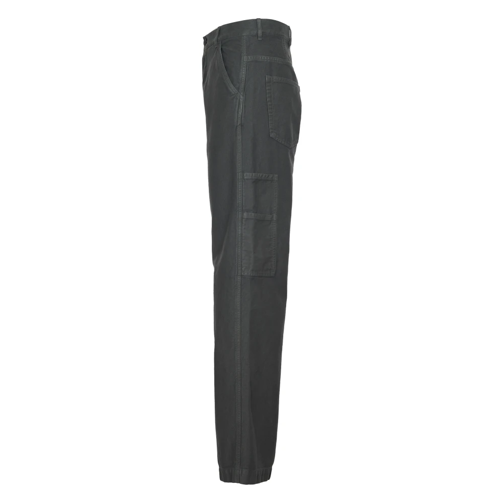 Dries Van Noten Grijze Broek Pickerby Gray Heren