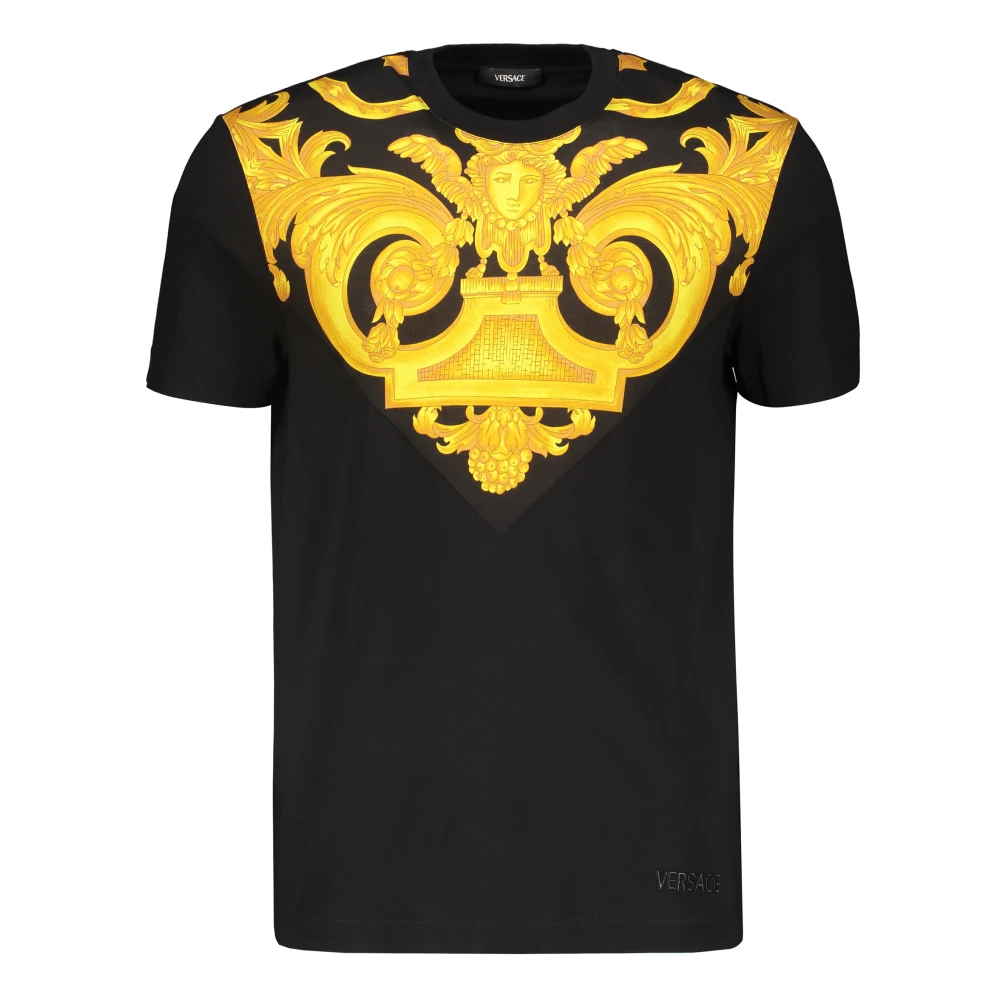 Versace - Tops > T-Shirts - Black - Versace - Modalova