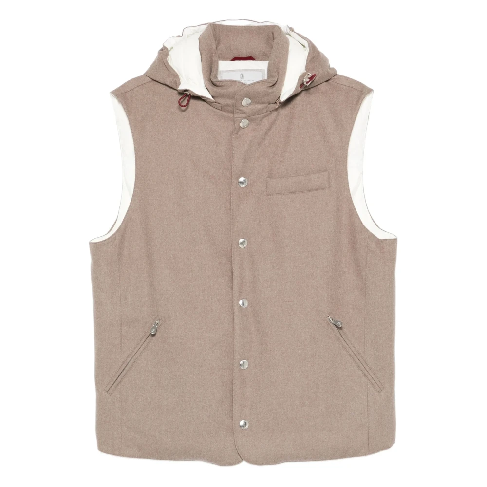 Jackets > Vests - - Brunello Cucinelli - Modalova