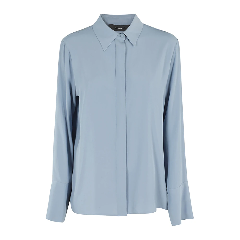 Federica Tosi Stijlvolle Blouse Blue Dames