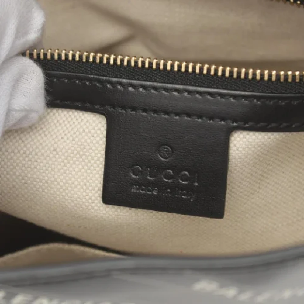 Gucci Vintage Pre-owned Leather gucci-bags Black Dames