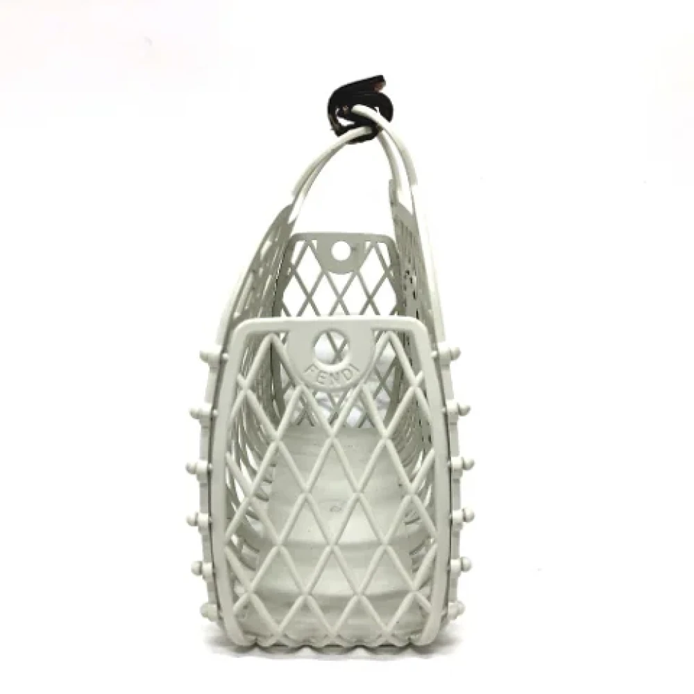 Fendi Vintage Pre-owned Canvas fendi-bags White Dames
