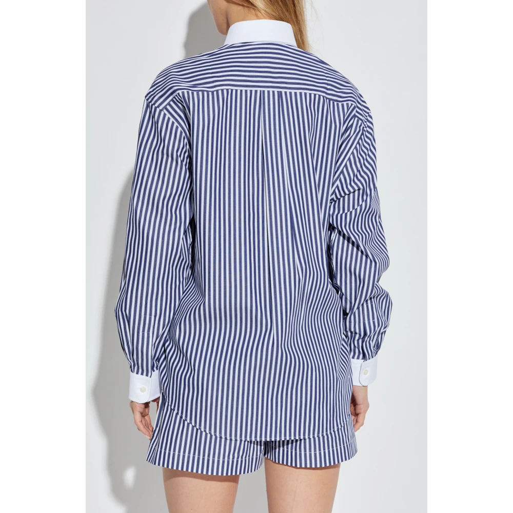 Sporty & Rich Shirt uit de New York-collectie Blue Dames
