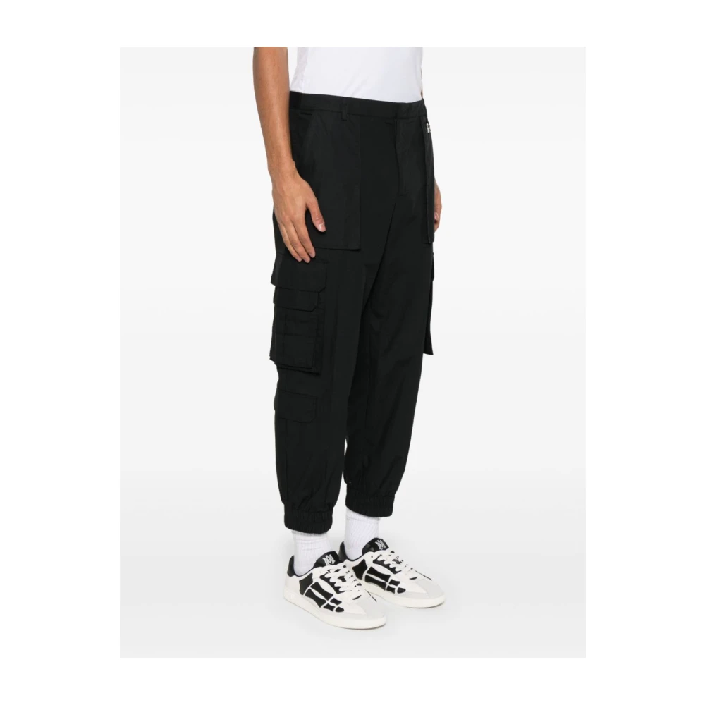 Richmond Zwarte Broek met Verborgen Sluiting Black Heren
