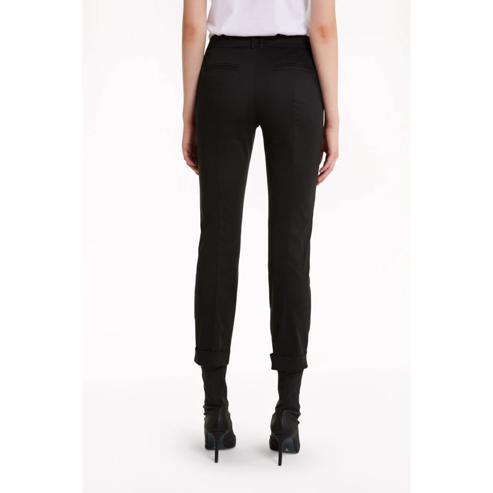 PATRIZIA PEPE Chinos Broek Art. Cp0674A23 Black Dames