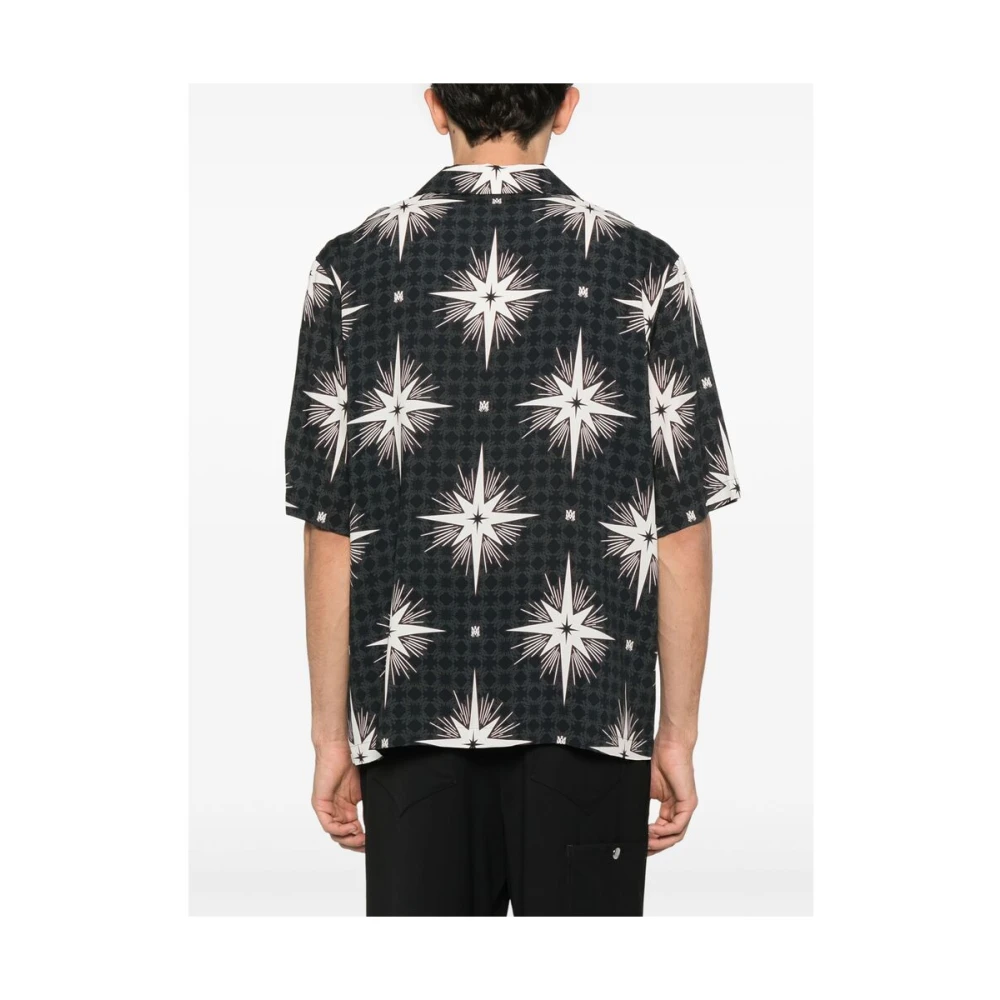 Amiri Overhemd met Sterrenprint Black Heren