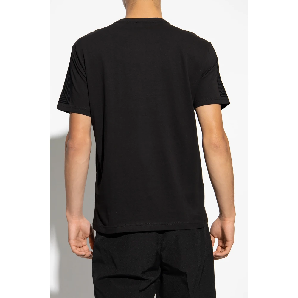 Emporio Armani EA7 T-shirt met logo Black Heren