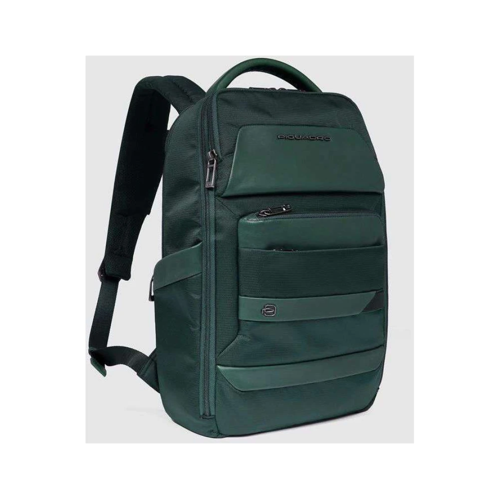 Piquadro Stijlvolle Rugzak voor Dagelijks Gebruik Green Unisex