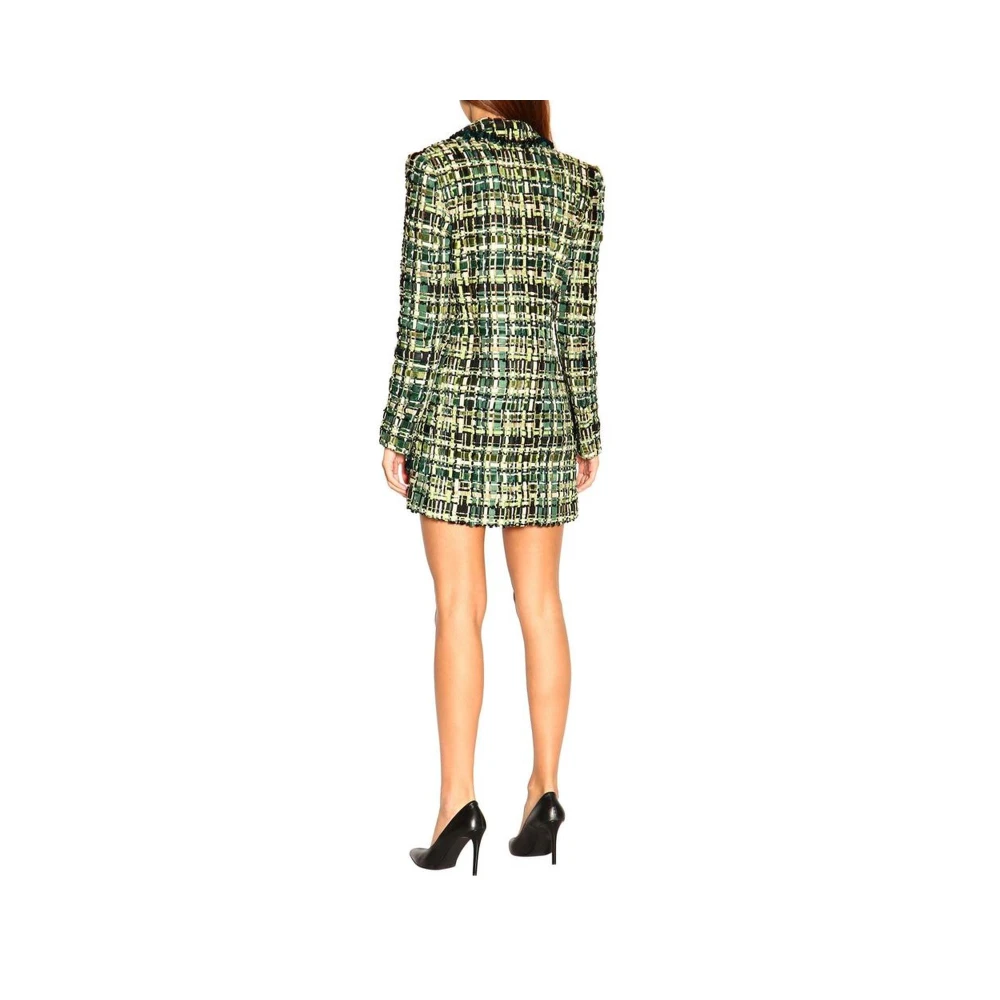 Elisabetta Franchi Bosgroene Knoopjasje Green Dames
