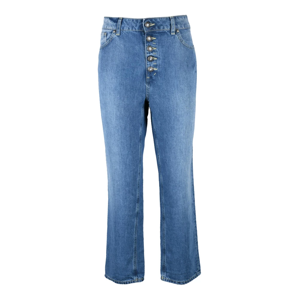 Dondup Women's Blue Koons Jeans - Straight Fit Jeans - W31 - Jeans