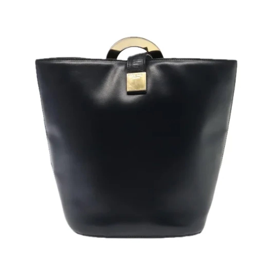 Celine Vintage Pre-owned Leather celine-bags Blue Dames