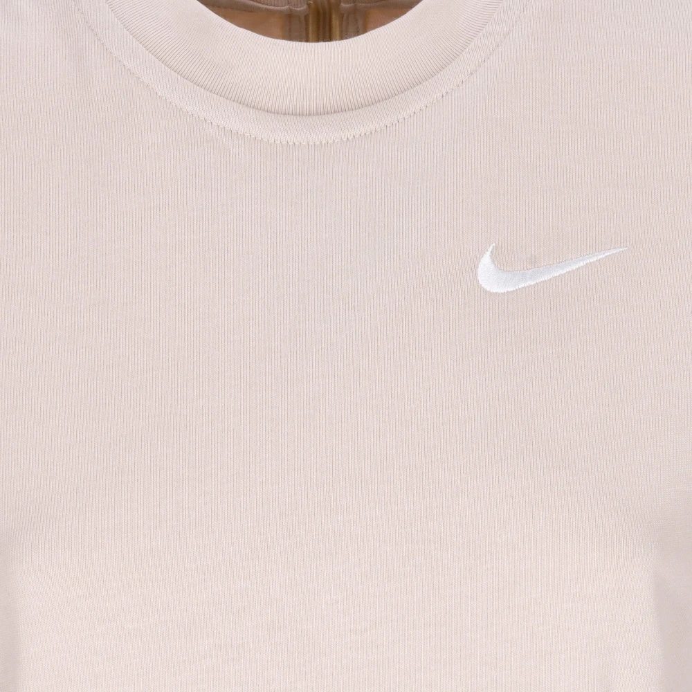 Nike Sporty Jersey Jumpsuit Beige Dames