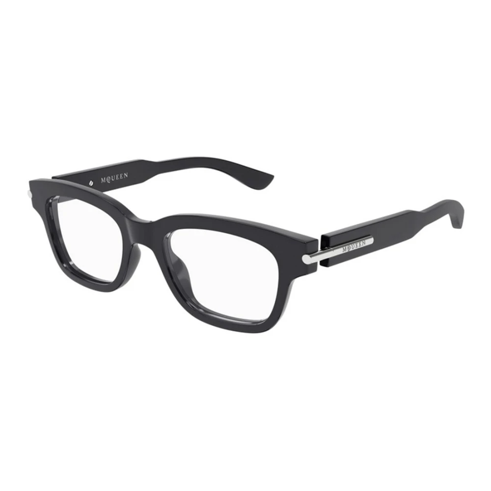 Alexander Mcqueen Unisex Black Am0497o 007 Glasses - Glasses - 52 Mm - Accessories