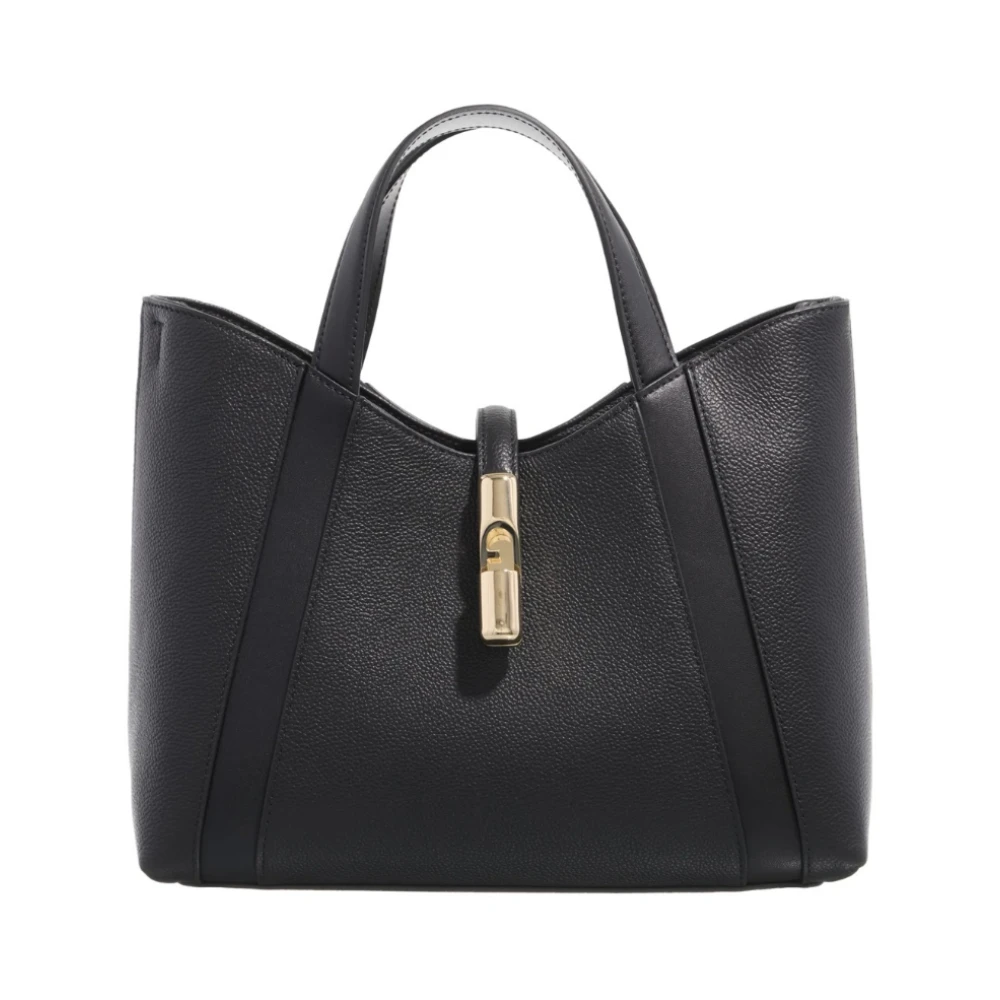 Furla Women's Black Shopping Bags, One Size, Goccia Tote S