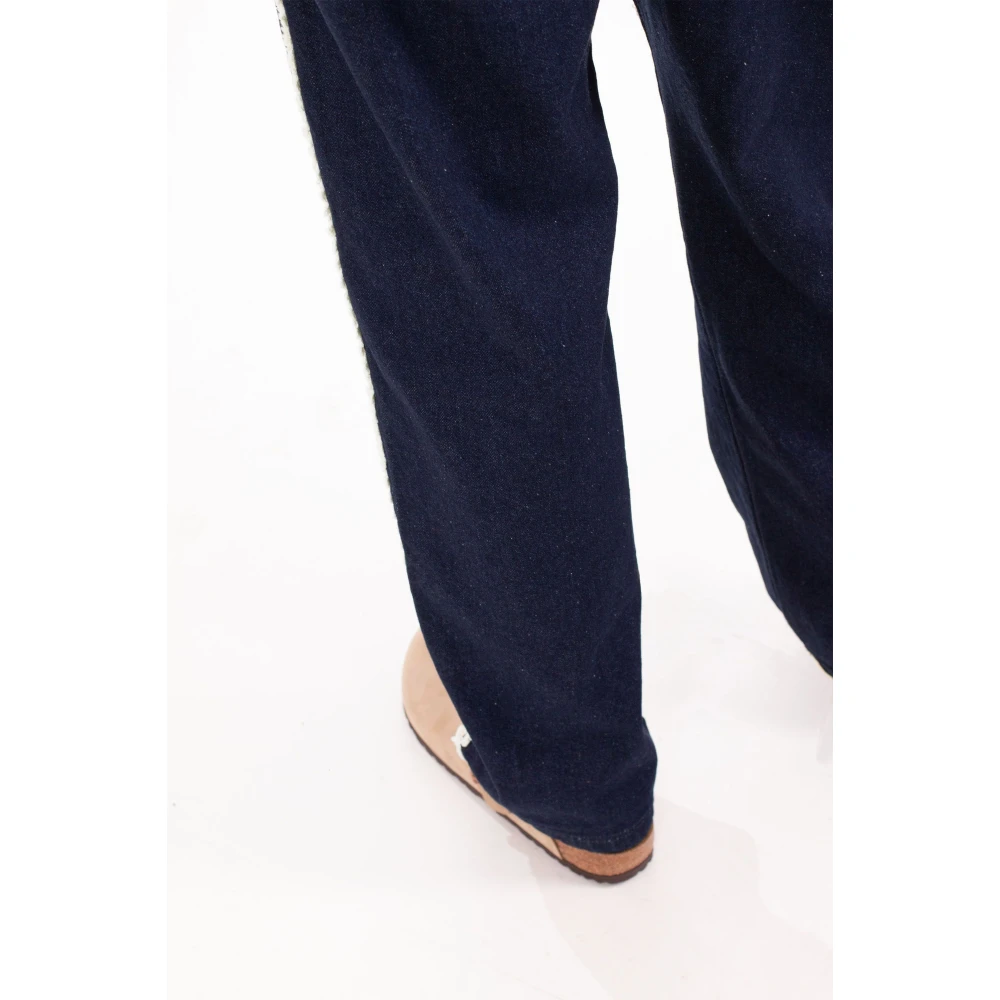 Arte Antwerp Blauwe Bloem Trim Werkbroek Blue Heren