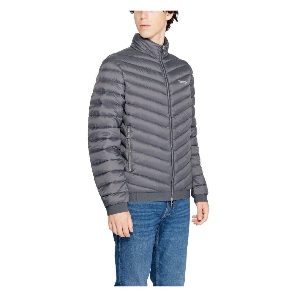 Armani Exchange Winter Donsjas Heren Collectie Gray Heren