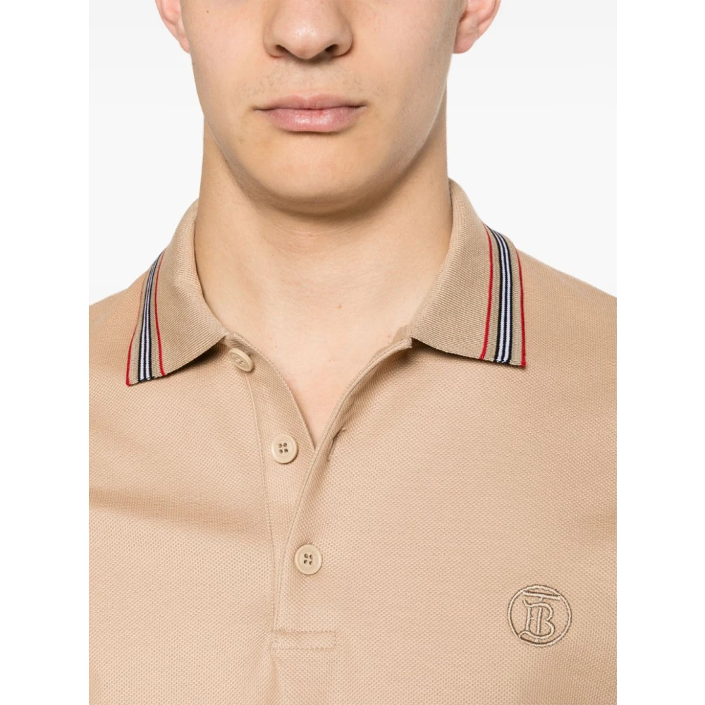 Burberry Stijlvolle T-shirts en Polos Brown Heren