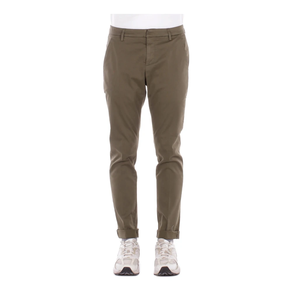 Dondup Uomo Verde Pantaloni, W33, New,