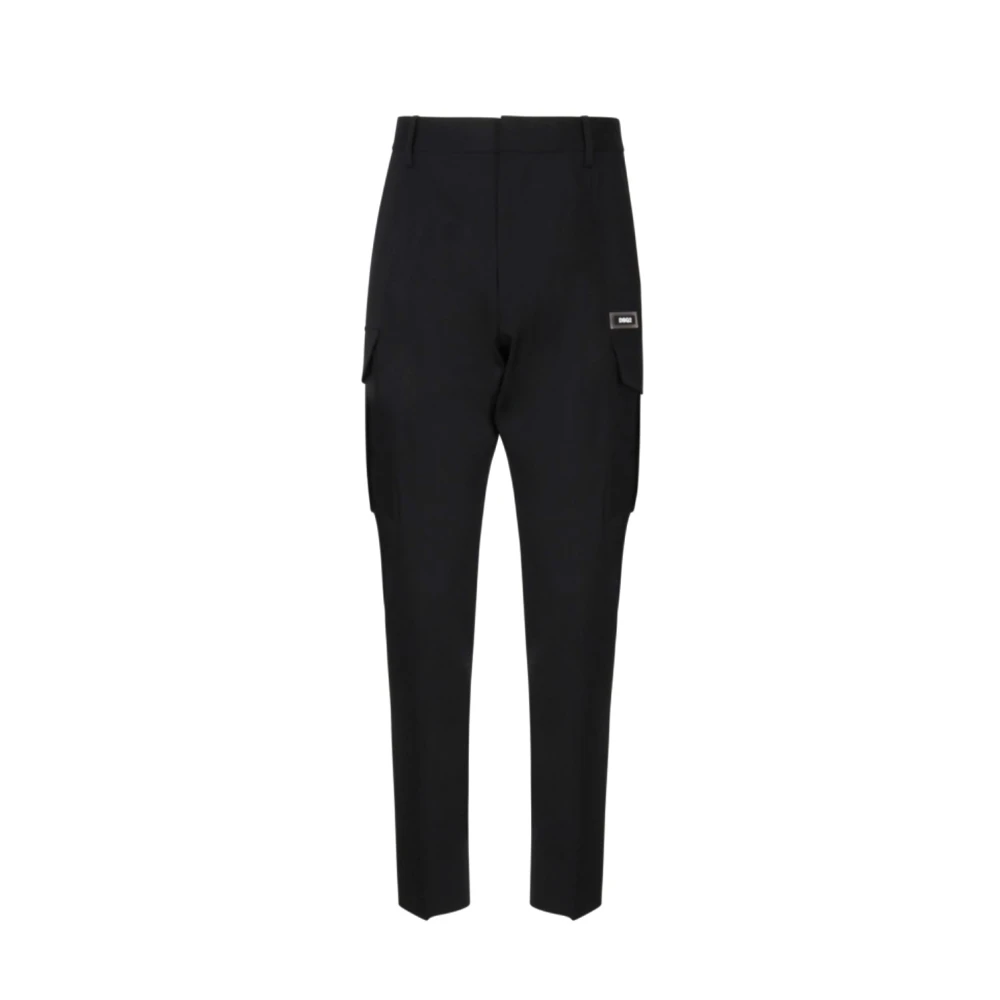 Dsquared2 Stijlvolle Broeken voor Mannen Black Heren