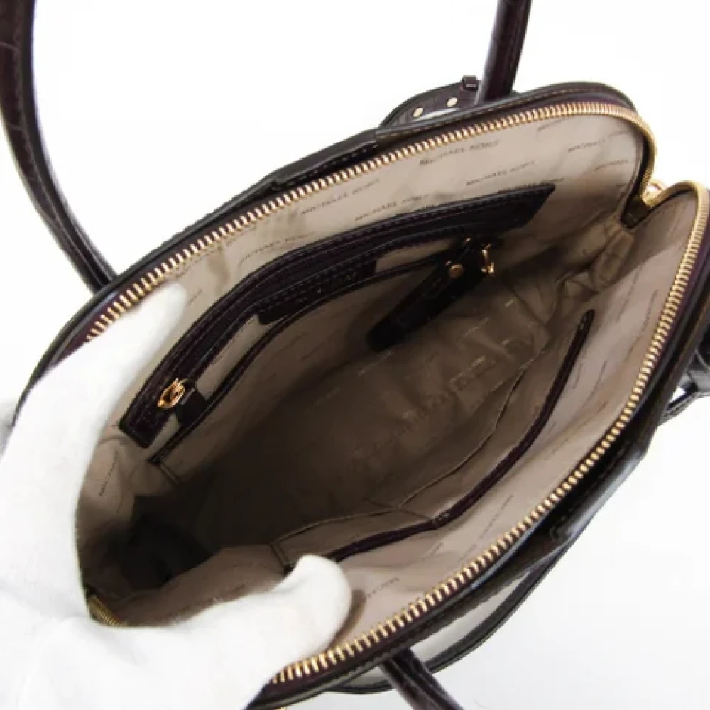 Michael Kors Pre-owned Leather handbags Purple Dames