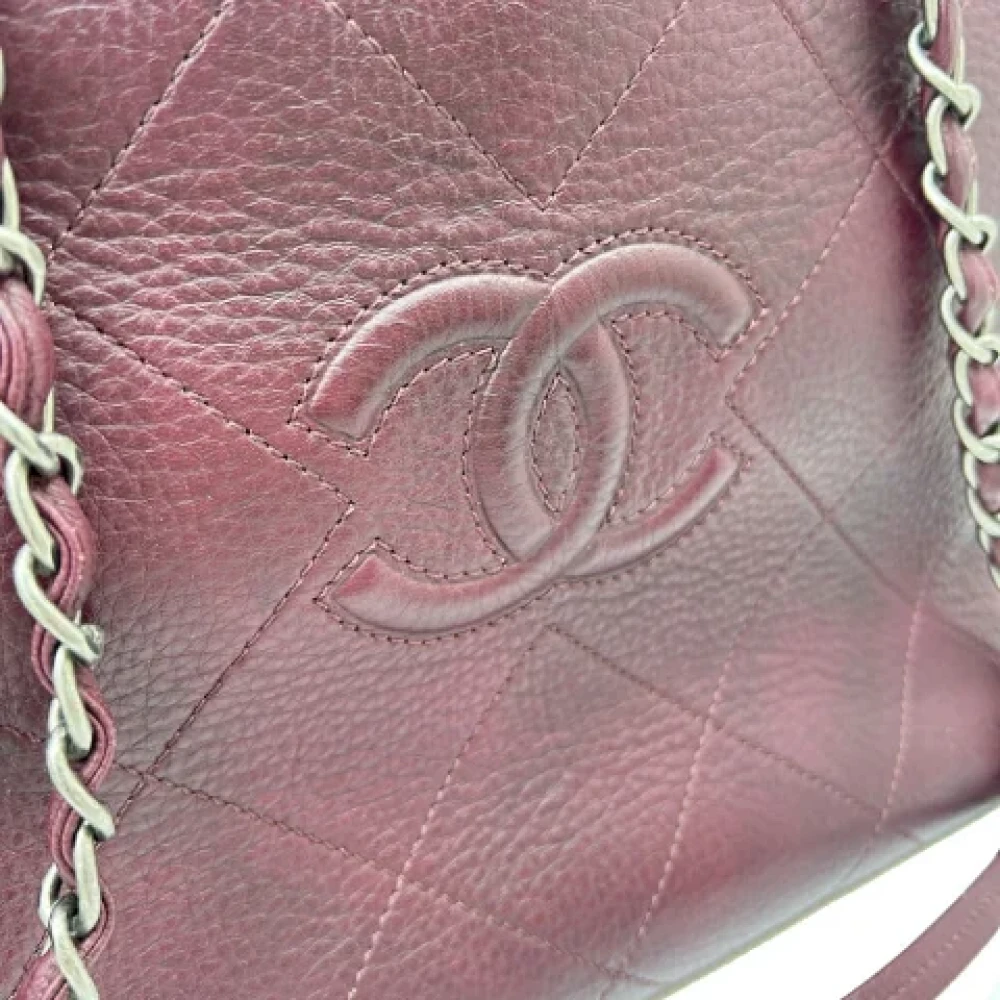 Chanel Vintage Pre-owned Leather handbags Brown Dames