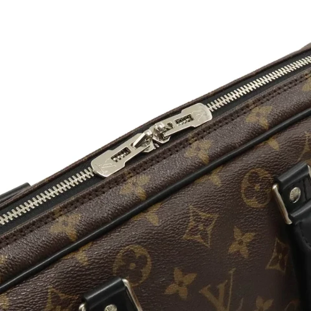 Louis Vuitton Vintage Pre-owned Canvas briefcases Brown Dames