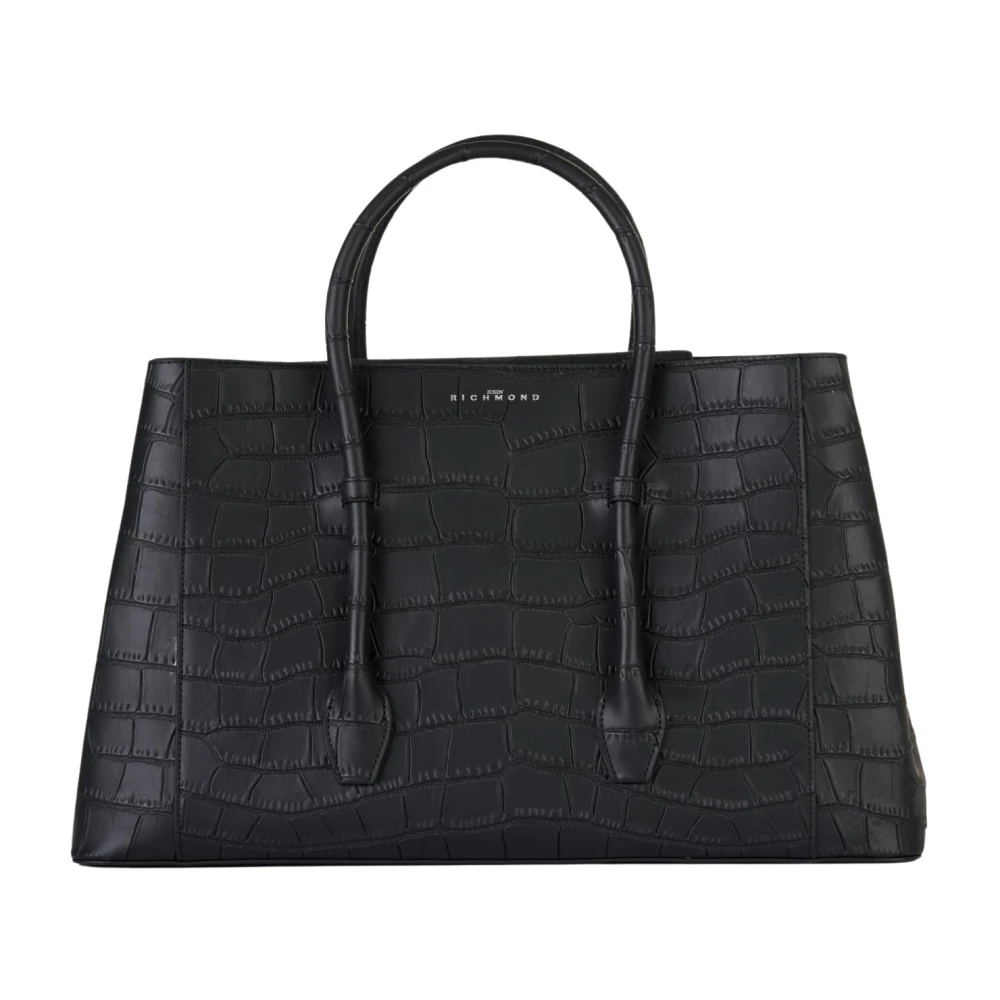 John Richmond Shopper met stevige handvatten Black Dames