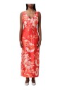 robe-maxi-sans-manches-a-fleurs-corail