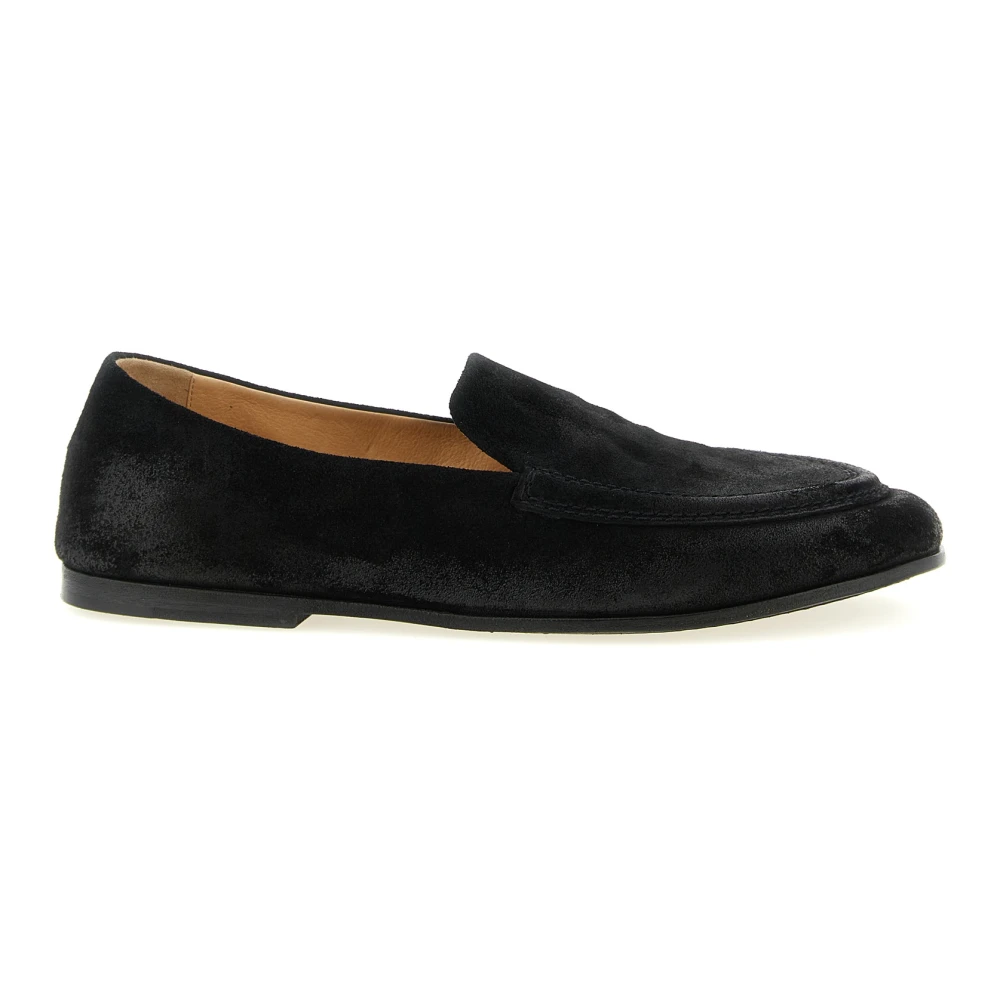 Marsell Mannelijk Zwart Schoenen Heren, 41 Eu, Leer, Bordone Loafers