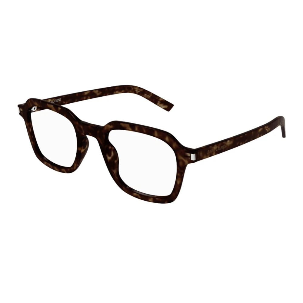 Saint Laurent Vierkante zonnebril Brown Unisex