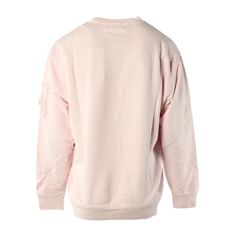 C.P. Company Diagonal Fleece Roze Sweater Pink Heren