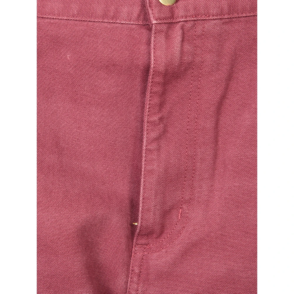 Carhartt WIP Bordeaux Broek Aw24 Red Heren