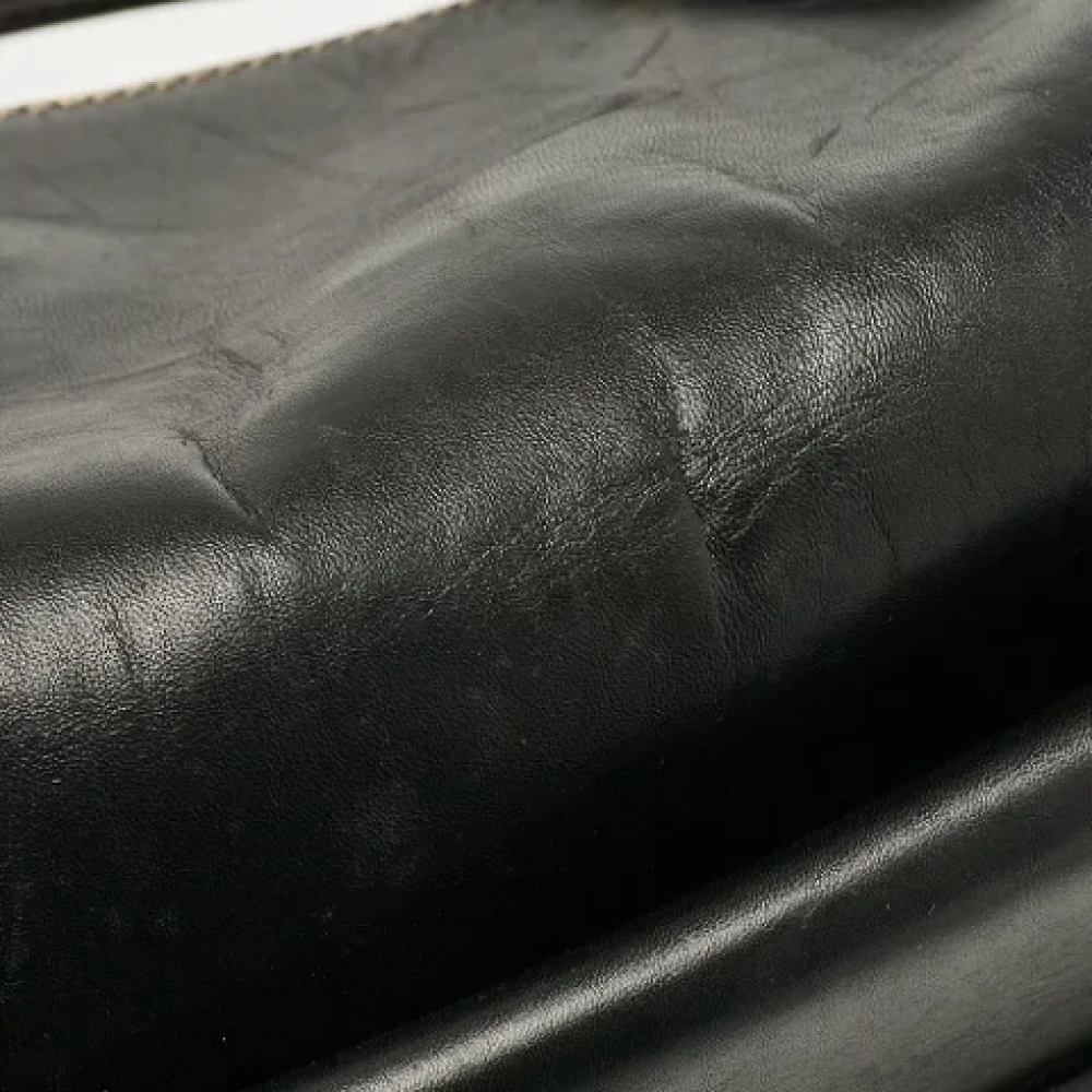 Miu Pre-owned Leather shoulder-bags Black Dames