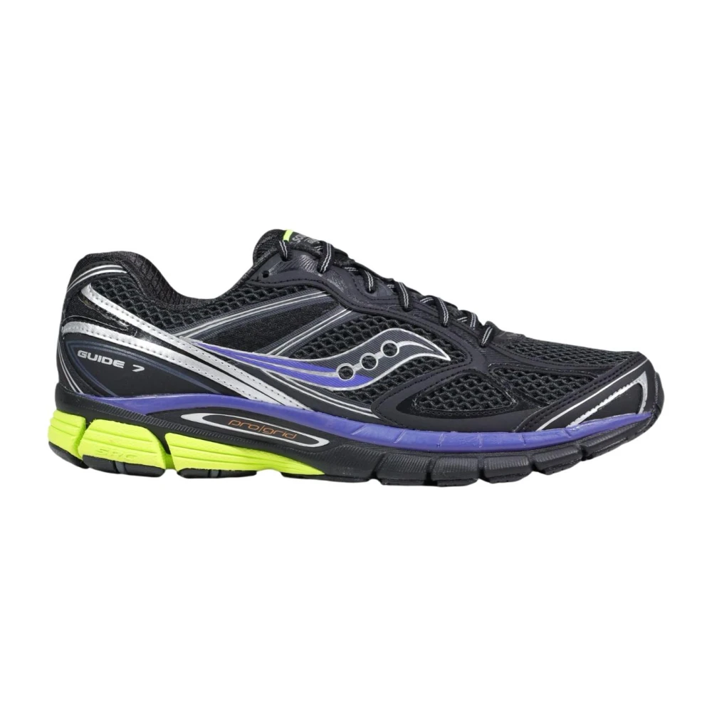 Saucony Men's Black Sneakers, 11 Uk, Progrid Guide 7