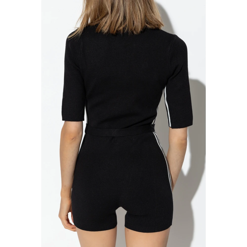 adidas Originals Jumpsuit met riem Black Dames