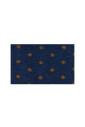 chaussettes-courtes-en-coton-bleu-a-pois-pour-hommes