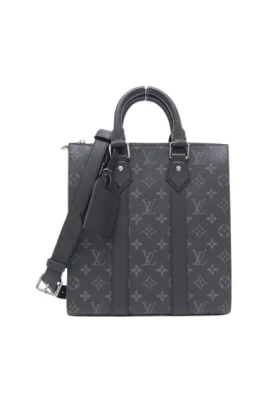 Pre-owned Sac Plat Cross Monogram Eclipse Axelremsväska