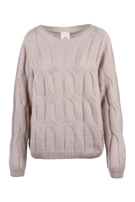 Maglia con trecce