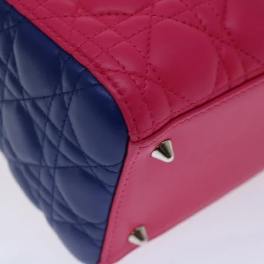 Dior Vintage Pre-owned Leather dior-bags Pink Dames