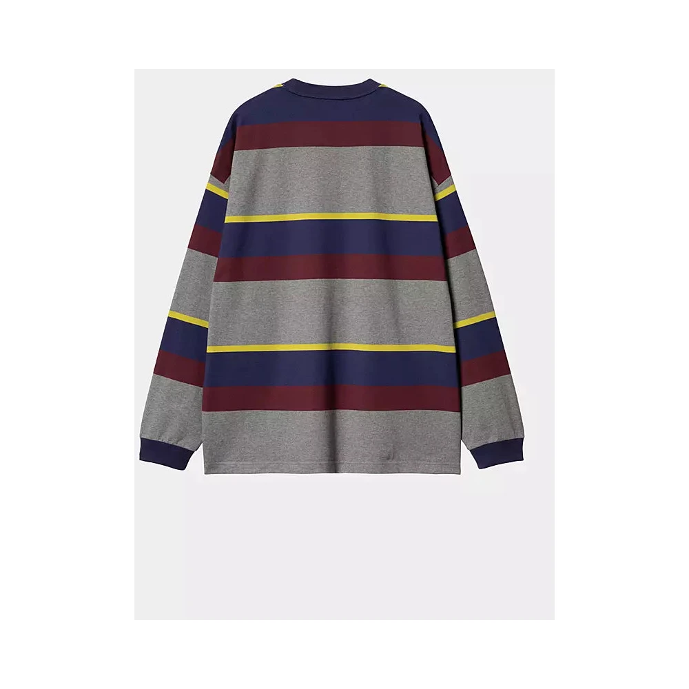 Carhartt WIP Gestreept T-shirt met lange mouwen Sundling Aura Multicolor Heren