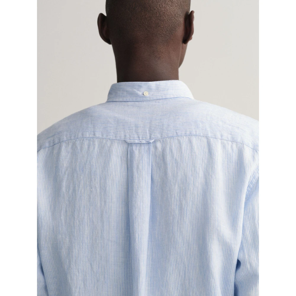 Gant Casual Overhemd Blue Heren