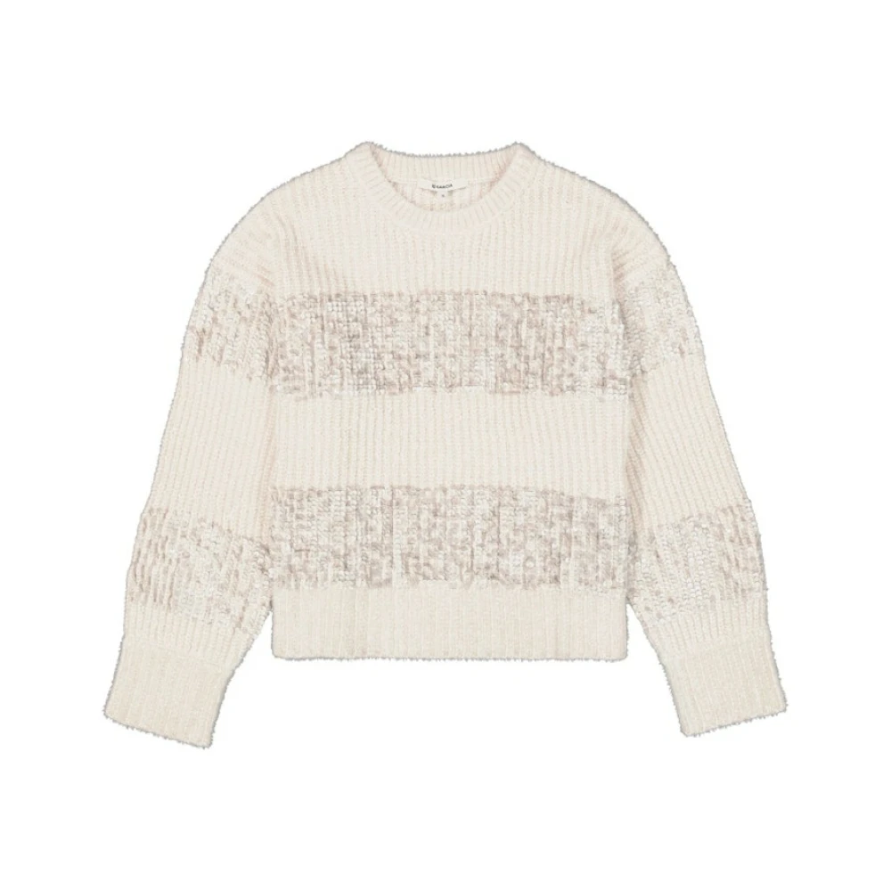 Garcia Damen Multicolor Cropped Grobstrick-Pullover
