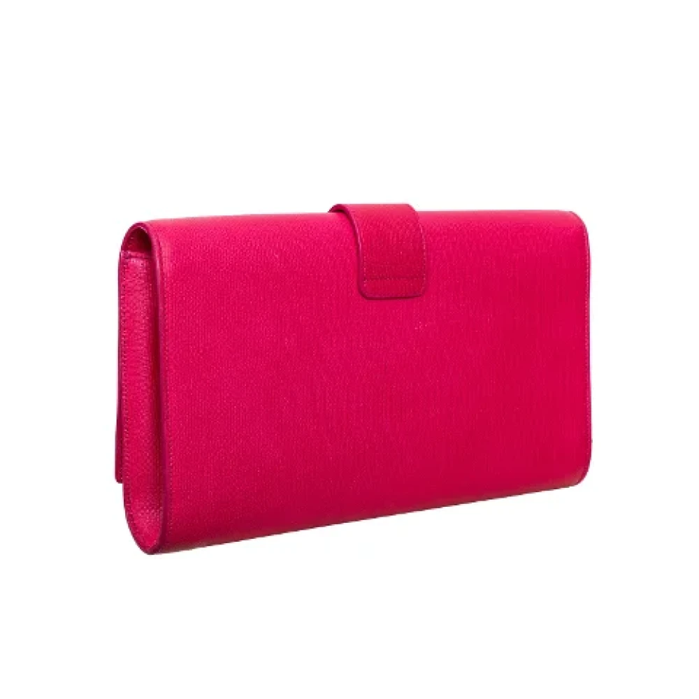 Yves Saint Laurent Vintage Pre-owned Leather shoulder-bags Pink Dames