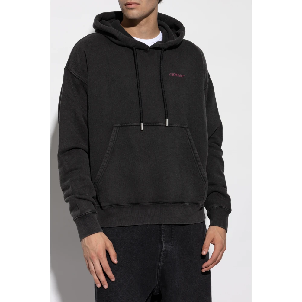 Off White hoodie Gray Heren