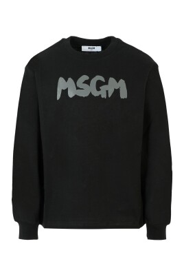 t-shirt-en-coton-noir-avec-logo