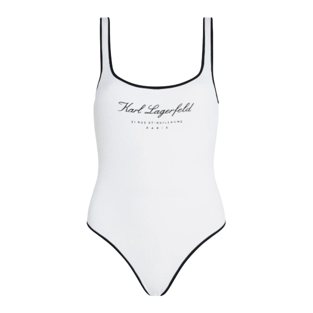 Karl Lagerfeld Dames Badpak Hotel Stijl White Dames