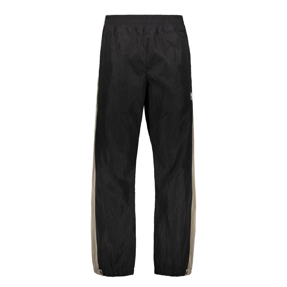 Palm Angels Gestreepte Trackpants met Elastische Tailleband Black Heren