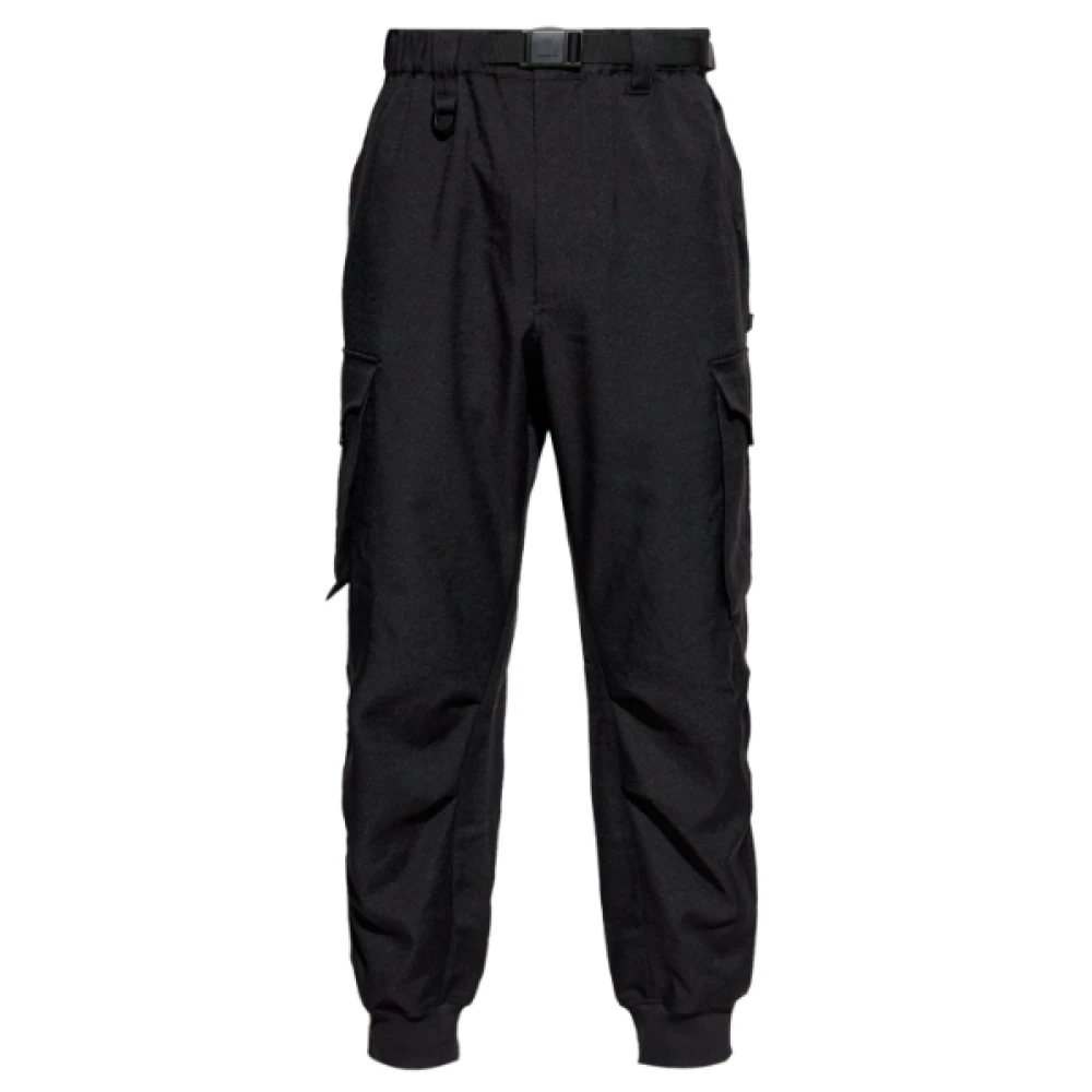 Y-3 Zwarte Casual Broek Black Heren
