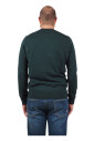 pull-en-laine-merinos-col-en-v-vert