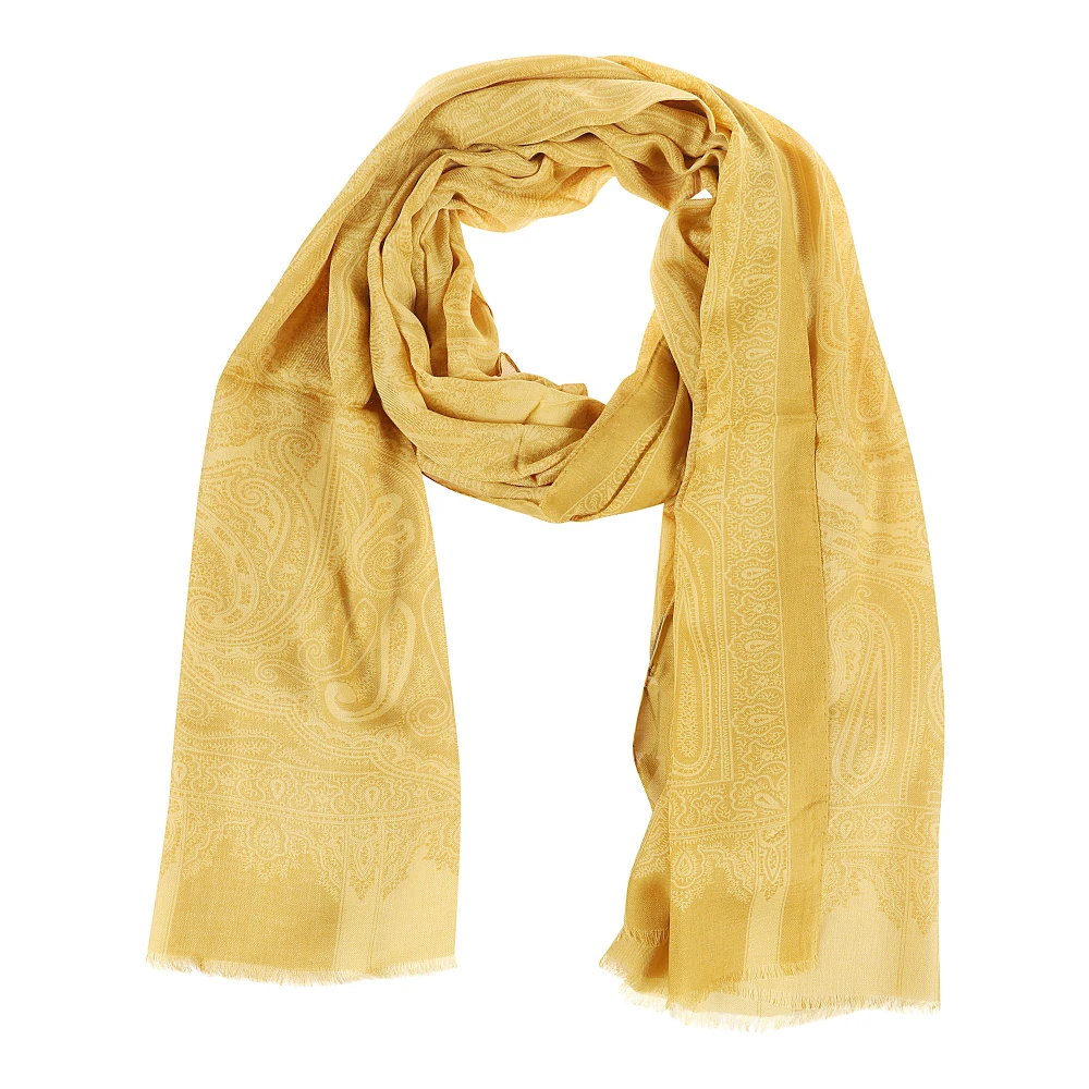 ETRO Chic Scarf Collection Yellow Heren
